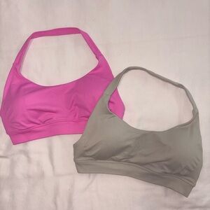 Women's Pink and Gray Sports Bras